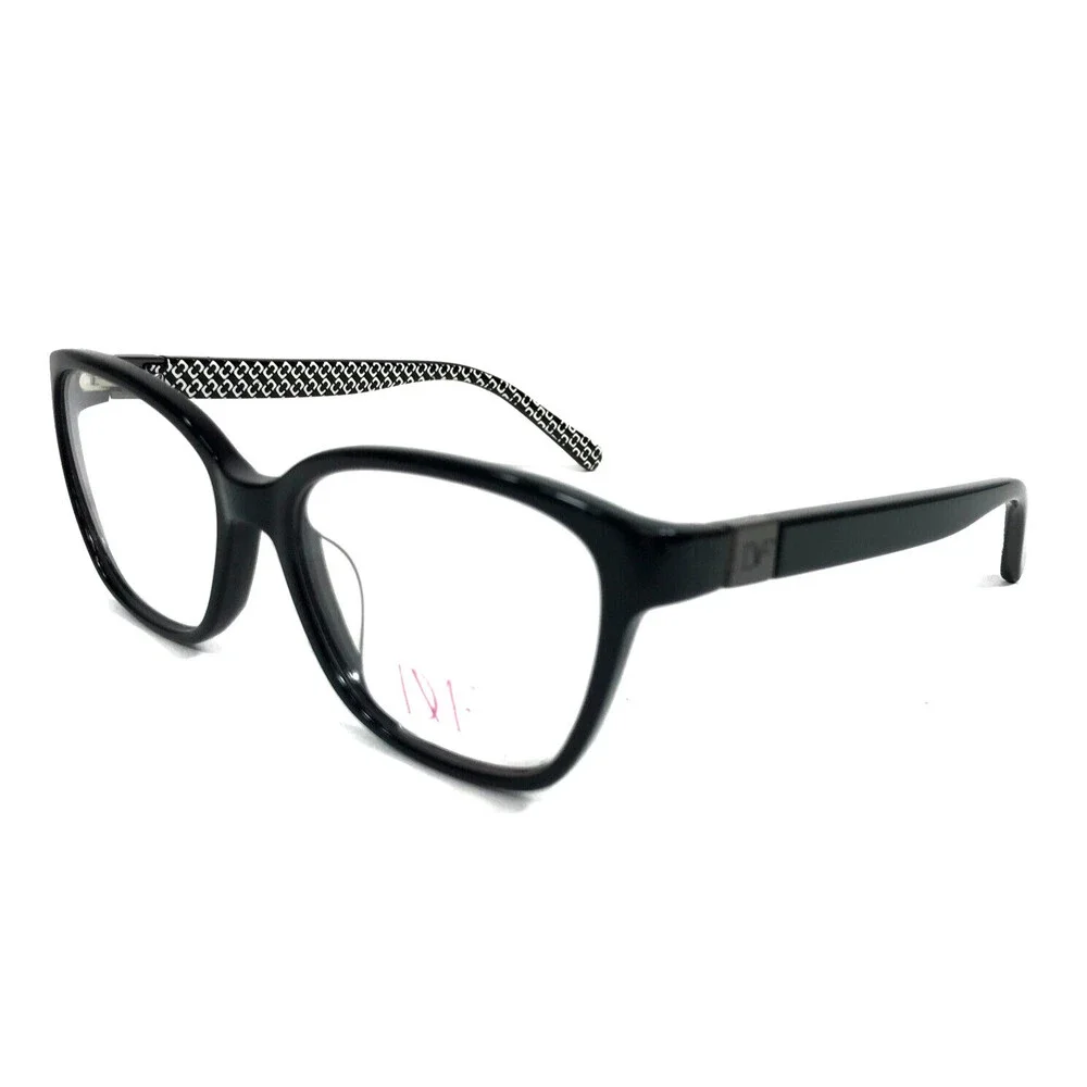 Diane Von Furstenberg Eyeglasses Frames DVF5064 001 Black Cat Eye 52-16-130
